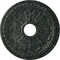 Ekena Millwork Raymond Medallion (Canopies up to 5 1/8"), 18 1/8"OD 3 5/8"ID x 1 1/8"P, Painted Turtle Crackle CM18RAPTC - alternate 1